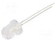 LED; red; 8mm; 18000÷22000mcd; 30°; Front: convex; 2.1÷2.6VDC; 78mW OPTOSUPPLY