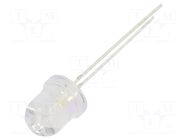 LED; white warm; 8mm; 36000÷43000mcd; 30°; Front: convex; -30÷85°C OPTOSUPPLY