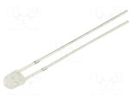 LED; red; 1120÷1560mcd; 70/50°; Front: convex; Pitch: 2.54mm; THT OPTOSUPPLY