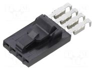 Connector: wire-board; plug; female; AMPMODU MTE; 2.54mm; PIN: 4 TE Connectivity