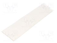 Heat shrink sleeve; glueless; 2: 1; 50.8mm; L: 1m; white TASKER