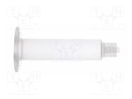 Syringe body; 3ml; natural; Luer Lock; for dispensers METCAL