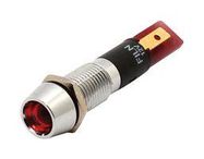 LED RED 8MM NUT 12VAC/DC STK ┬ú 99AC2374