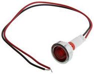 LED RED 10MM NUT 12VAC/DC STK ┬ú 99AC2485