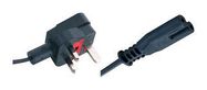 POWER CORD, BS 1363 PLUG-320 C7, 6.6FT