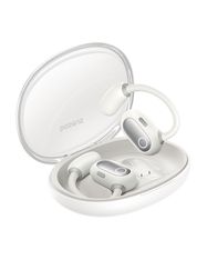 Avatud kõrvaklapid Eli Sport 1 True Wireless Bluetooth 5.3 kõrvaklapid koos laadimiskohvriga, valge