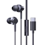 Wired Earphones 1.2m (USB-C) Encok CZ11, Black