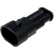 Connector:wire-wire;Superseal 1.5;plug;male;PIN:2;IP67;24VDC