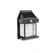 LED Solar Wall Light IP44 3W 3000K (100 lumen) Black + PIR Sensor ASALITE