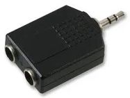ADAPTOR, 2X 6.35MM S TO 3.5MM P