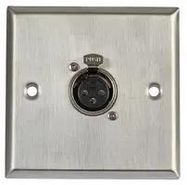 WALL PLATE, XLR SOCKET