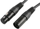 LEAD, XLR DMX, 5P, 3M