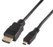 LEAD, HDMI A PLUG TO MICRO D PLUG, 1M