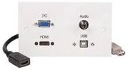 WALLPLATE 2G,HDMI,VGA,AUDIO,USB B