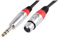 LEAD, XLR SOCKET TO 6.35MM PLUG, 3M