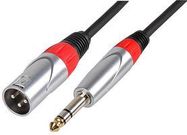 LEAD, XLR PLUG TO 6.35MM 3P PLUG, 1M