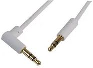 3.5MM 90DEG STEREO JACK LEAD 2M WH