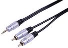 3.5MM JACK TO 2X PHONO PLUGS - 5M