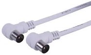 COAX LEAD RA PLUG-PLUG WHT 4M