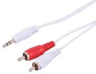 3.5MM STEREO JACK TO 2X PHONO LEAD 2M
