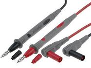 Test leads; Inom: 10A; Len: 1.2m; test leads x2; red and black AXIOMET
