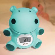 Bath thermometer and room thermometer hippopotamus