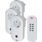 Wireless Switch Set Indoor 3 x F (CEE 7/3) White