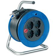 Garant compact cable reel (15m cable in black, made of special plastic, for indoor use, Made in Germany)