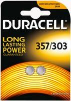 BATTERY, V357/SR44W SILVER OXIDE 2PK