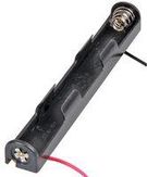 BATTERY HOLDER, AAA, WIRE LEAD