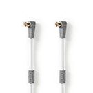 Satellite Cable | F-Quick Male Angled - F-Quick Male Angled | 3.00 m | White