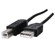 Кабель USB2.0 штекер A - штекер B 5м черный