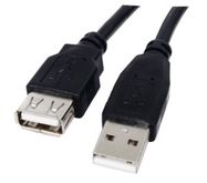 Кабель USB2.0 А вилка - А розетка 0,3м