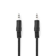 Stereo Audio Cable | 3.5 mm Male | 3.5 mm Male | Nickel Plated | 10.0 m | Round | Black | Label