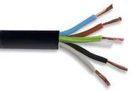 CABLE, FLEX, 3185Y, BLACK, 1MM,  PER M