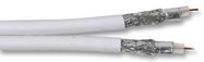 COAX RG6U TWIN 100M WHITE