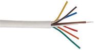 ALARM CABLE 8C 7/0.20MM  LSF WHT 100M