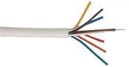ALARM CABLE 8C 7/0.20MM  LSF WHT 100M
