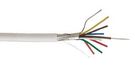ALARM CABLE 8C SCREENED  LSF WHT 100M