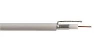 CABLE, COAX, RG6U, WHITE, 100M