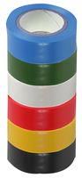 INSULATION TAPE 19MM X 8M PK OF 6 MIXED