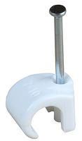 CABLE CLIP 14-20MM ROUND WHITE 50/PK