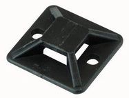 CABLE TIE BASE 19 X 19 X 4MM BLK 100-PK