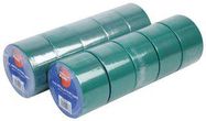 INSULATION TAPE 38MM X 20M GREEN 10-PK