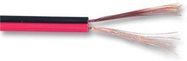 CABLE, 2CORE, 0.63MM2, RED/BLK, PER M