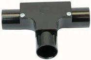 INSPECTION TEE 25MM BLACK