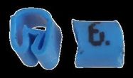 CABLE MARKER, NO.6 BLUE BAG100, PK100