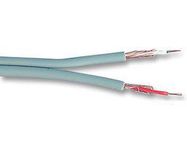 CABLE, TWIN, SCRNED,10/0.12MM, GRY, 100M