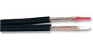 CABLE, TWIN, SCRNED, 20/0.12MM, BLK,100M