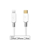 Lightning Cable | USB 2.0 | Apple Lightning 8-Pin | USB-C™ Male | 480 Mbps | Gold Plated | 2.00 m | Round | PVC | White | Window Box